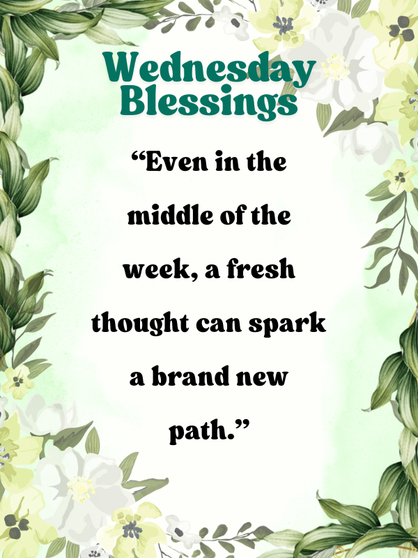 Calm thoughts and steady steps midweek encouragement blessings