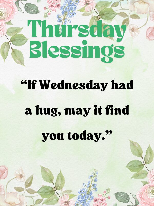 Happy Thursday quote image  Dance like Friday is near on watercolor floral background.