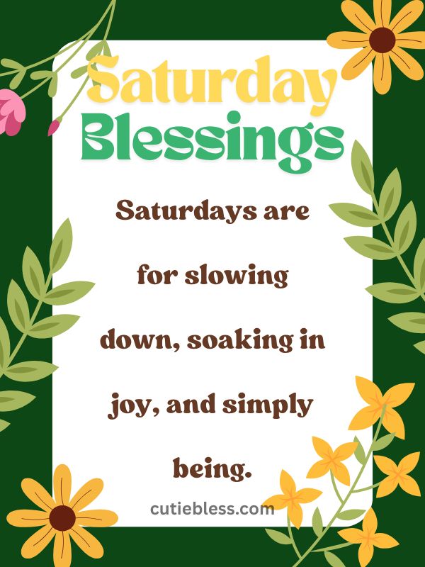 A simple quote about slowing down and enjoying the moment