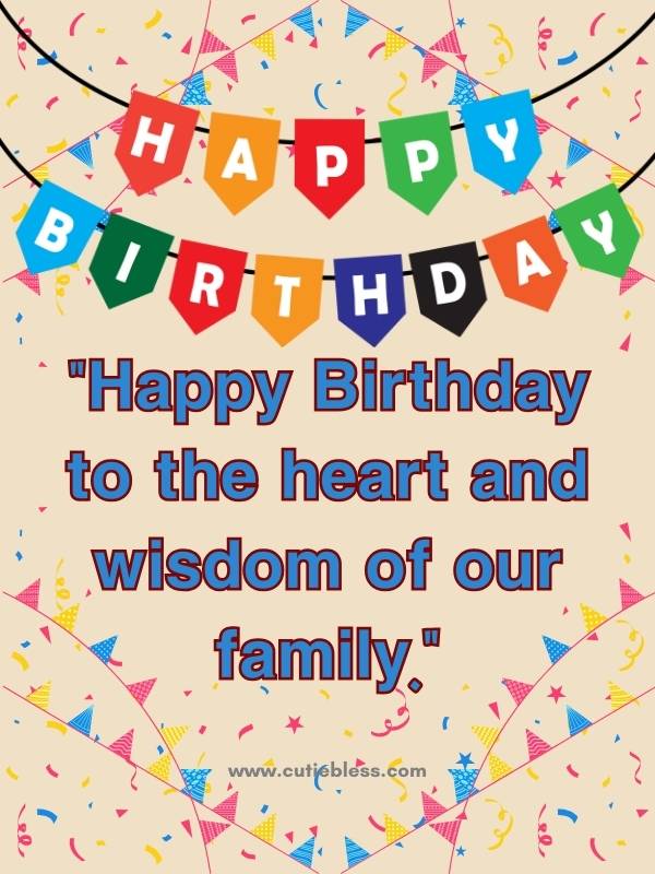 Birthday wish for a grandparent