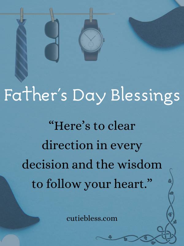 Father day blessings for guidance and wisdom