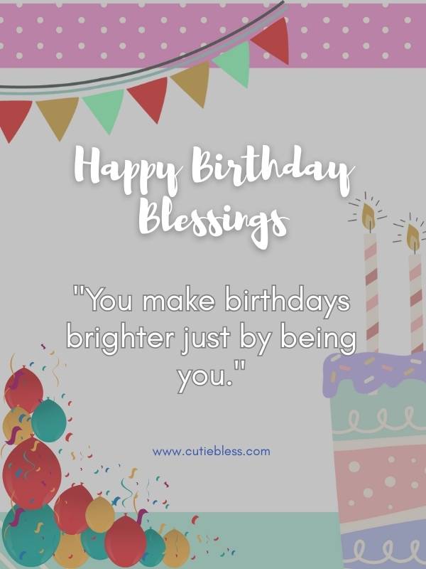 Heartfelt birthday message celebrating someone special