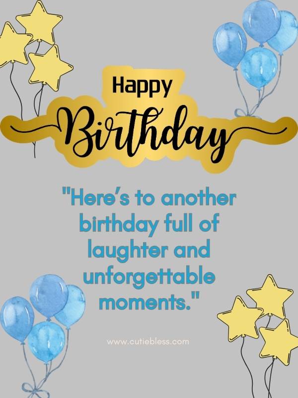 Unique birthday wish celebrating friendship