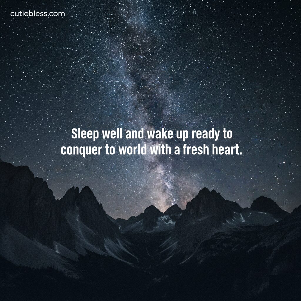 Sleep well and wake up ready to conquer the world with fresh dreams