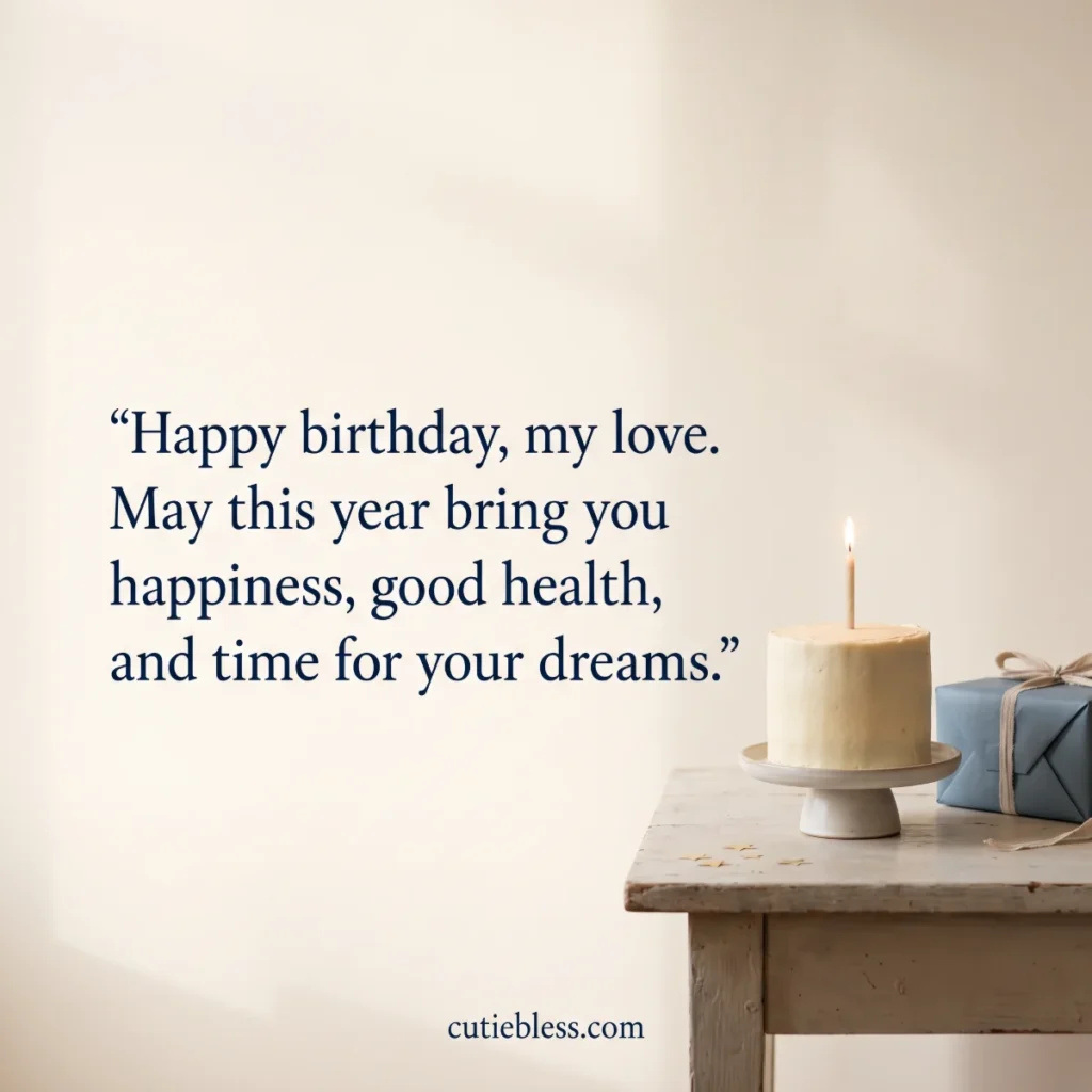 A botanical quote card reads, “May your hard work leave room for a life you enjoy.”